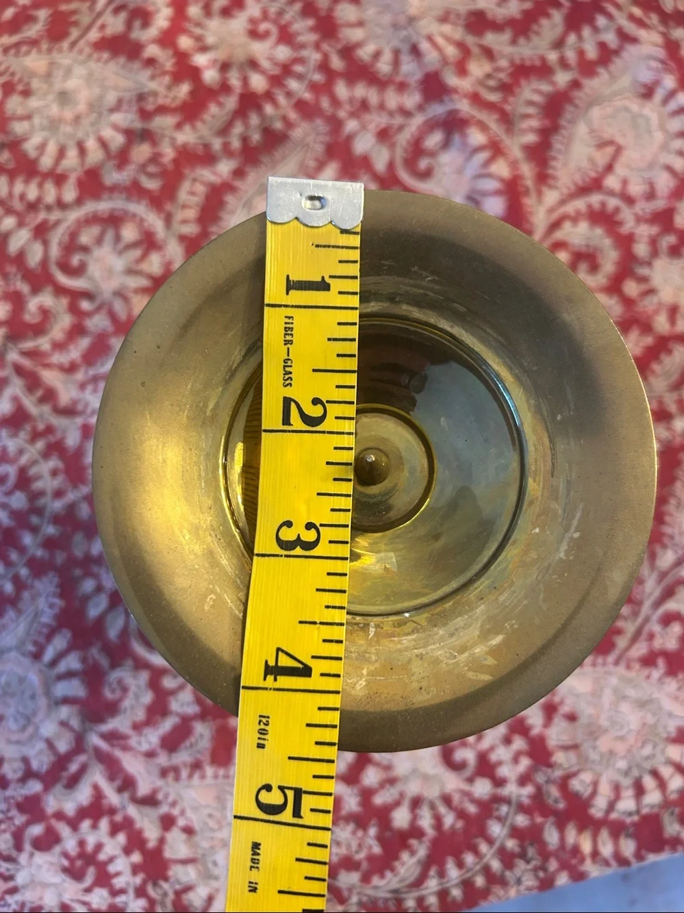 Large Brass Candle Holder